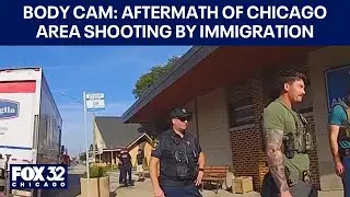 Body cam video shows aftermath of Chicago area shooting by immigration officer