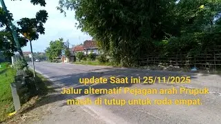 Update Saat ini jalur alternatif Pejagan arah Prupuk masih di tutup.