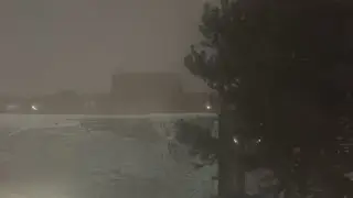 Oswego lake effect blizzard 2/17/2025