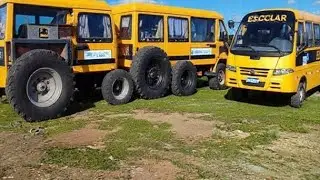 COMO CALIBRAR OS PENEUS DO &Ocirc;NIBUS  ESCOLAR#&ocirc;nibus #bus #&ocirc;nibusescolar #automobile #caminh&atilde;o#calibrar