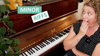 ❤️🎵BEAUTIFUL MINOR Riffs! (Easy piano tutorial for 6-note riff and improvisation)