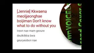 Do know what to do cover by ' Ownvoiceduo ' #BLACKPINK #FANCOVER