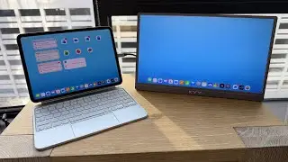 Get your portable set up rolling with Mac and iPad! KYY K1302R portable monitor review!