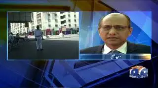 PPP Rehnuma Saeed Ghani ki Geo News se guftagu
