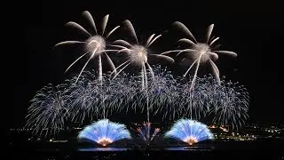 [4K]2017 やつしろ全国花火競技大会 ミュージック花火