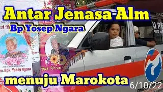Antar Jenasah Alm Bp Yosep Ngara Menuju Di Kediaman Putra Sulung (Bp Richard) Di Guyur hujan.
