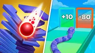 Stack Ball VS Snake Run Race &ndash; Gameplay Walkthrough - Smash vs Run (Android & iOS)