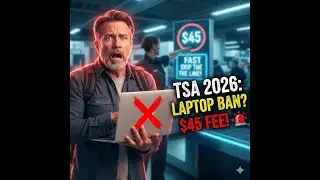 New TSA Rules Starting January 2026 (The Laptop Ban?)