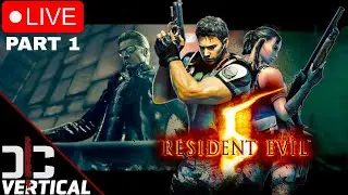 Vertical Live - Resident Evil 5 - Requiem Waiting Room - Part 1 Playthrough - 4k Texture Mod