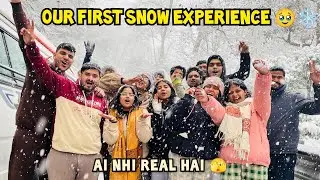Live Snowfall in Chopta ❄️ Magical Experience with Strangers 🫣