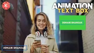 How to make Animation Text Box in Kinemaster | GREEN SCREEN TEXT | Green Screen Animation Text