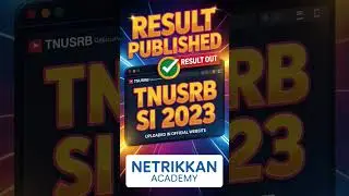 TNUSRB SI 2023 RESULT PUBLISHED | EXAM RESULT #tnusrb #exam #tnusrbsiexam2023