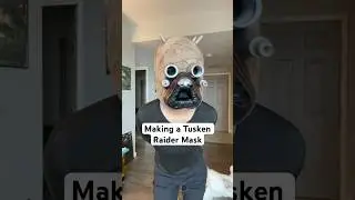 Making a Tusken Raider Mask - Star Wars Cosplay Tutorial #shorts #starwarscosplay