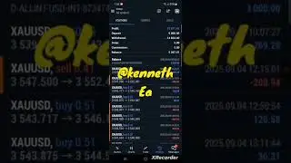 🛜 #SAME Account Making 1267.30$ in London session, made early this morning by Kenneth EA, 😍 🔥