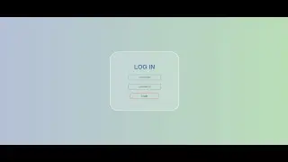 Creating a Log In form | using HTML and CSS