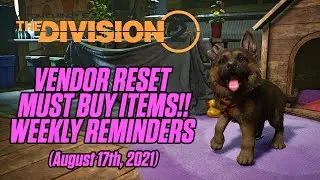 THE DIVISION 2 | MUST BUY ITEMS | WEEKLY VENDOR RESET | WEEKLY UPDATE