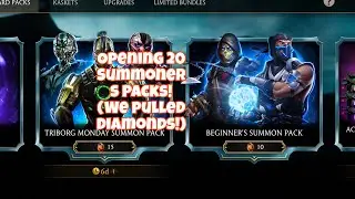 Mk Mobile. Открываем 20 наборов призыва! Мы вытащили 3 алмаза!