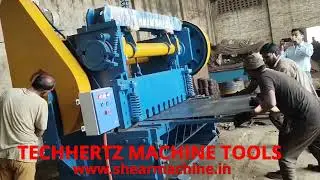 Hertz Mechanical Over crank Shearing Machine by Techhertz Machine Tools