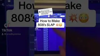 HOW TO MAKE 808&rsquo;s SLAPPP 💥 #flstudio #fl #fl22 #prodbyrenno #808s