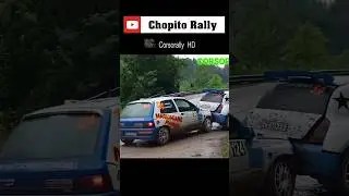 🥵 Yellow is yellow!! What are flags for?...🧐#chopito #crash #rally #rallye #chopitorally #wrc #fails