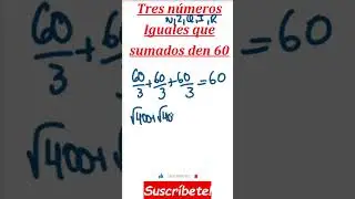 EL 99.99% FALLA ESTA PREGUNTA | #shorts #mathemat #matem&aacute;tica