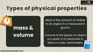 Physical Properties of Matter Explained | Science Concepts for Students | Online Science Learning 