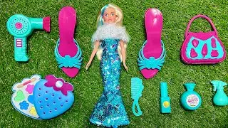 Disney Princess Doll Makeover - DIY Miniature Ideas For Barbie ~ Wig, Dress, Faceup, andMore!