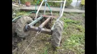 Arado impulsado por cabrestante (Winche)