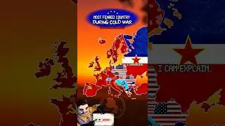 most feared country in cold war #europe #mapping #map #geography #history #mapper #edit #shorts