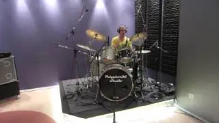 Recording Drums at Polyphoniki Studio  with Vasilis Koutsolelos