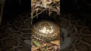 telur ular menetas #snake