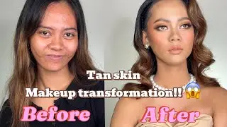 Makeup Kulit Sawo Matang | Makeup Kulit Gelap | Tan Skin Makeup #alisserat #megasamaya
