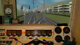 Cab ride Sofia -Bodenfelde. locomotive 45 111