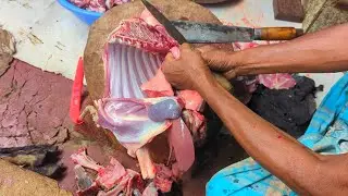 Amazing Goat Cutting By Expert Butcher |Mutton Cutting Skills | Goat Meat Cutting Factory part-2
