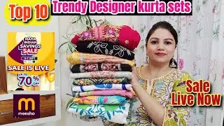 Meesho Haul ✨ festive trendy Designer suits, co-ord sets & kurta sets 😍 Affordable meesho haul