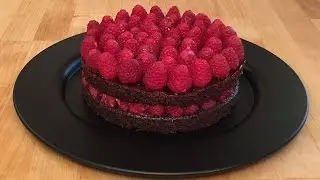 Vegan Chocolate Raspberry Cake - Cheeky Crumbs