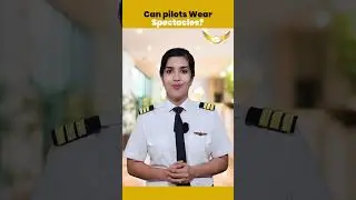 Can Pilots wear Spectacles? Pilot Training FAQs | Golden Epaulettes Aviation #shorts