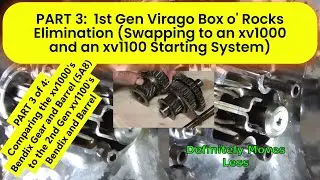 Swapping a 1st Gen Virago Starting System to an xv1000 - Part 3:  Side by Side Bendix Comparison
