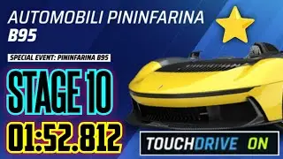 Asphalt Legends - PININFARINA B95 | STAGE 10 | 1⭐ Touchdrive | The Freedom Route