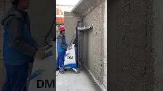 #generalcontractor #machine #plastering #satisfying #mortar #cement #putty