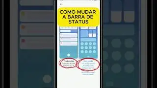 COMO MUDAR A BARRA DE STATUS XIAOMI #dicas #shorts #gismaeltech #xiaomi
