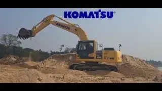 Komatsu PC205 with fitted 1.2m3 Bucket in Sand Mines