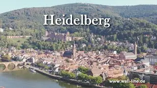 Von Neckarsteinach nach Heidelberg und seine Umgebung.