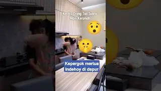 Kepergok ibu mertua di dapur #mertua #lucu #ngakak #suamiistri #viralvideo  #couple #ketahuan