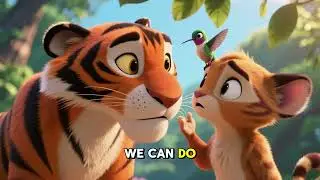 The Shy Tiger&rsquo;s Bold Step | Inspiring Story About Courage & Confidence