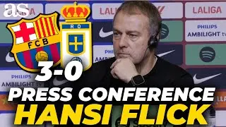 Hansi Flick, full post-match press conference after FC Barcelona 3-0 Real Oviedo