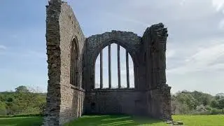 Exploring Egglestone Abbey, Barnard Castle, County Durham