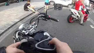 Ride along on the Virago 535 - Blarney, Cork City, Dublin Hill