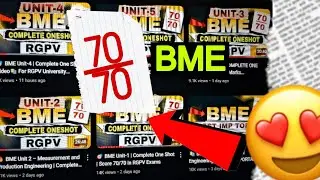 Last Suggestions For BME 😍 28 JULY RGPV EXAM 2ND SEMESTER RGPV STUDENTS