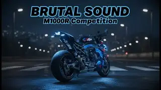 🔥 2025 BMW M1000R Akrapovic SOUND | Brutal Exhaust 🔥 4K Helmet POV Ride